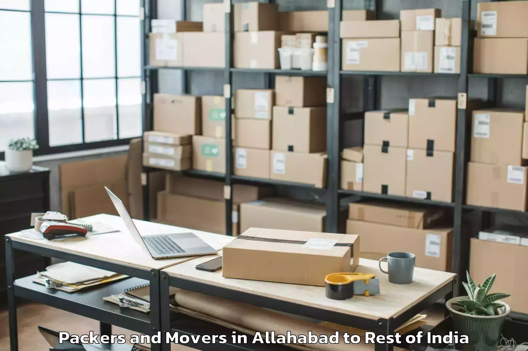 Professional Allahabad to Vemanpally Packers And Movers